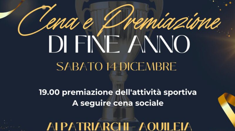 Premiazione e Cena di Fine Anno